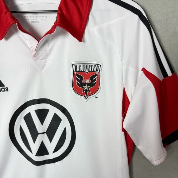 DC United Men’s 2012 2014 Away Football Shirt Soccer Jersey Adidas size M - Picture 3 of 15